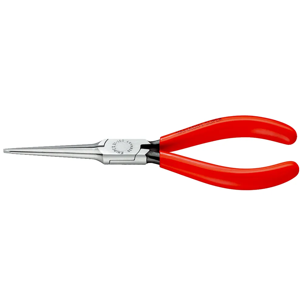 KNIPEX Greifzange 31 11 160 SB flach poliert kunststoffüberzogen 160mm Produktbild img1 L