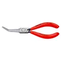 KNIPEX Greifzange 31 21 160 SB flach abgewinkelt45° poliert kunststoffüberz. 160mm Produktbild