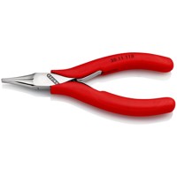 Produktbild von KNIPEX® - Elektronik-Greifzange 35 11 115 flach spiegelpoliert kstüberz. 115mm