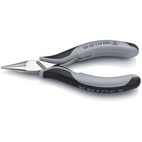 Produktbild von KNIPEX® - Elektronik-Greifzange 35 22 115 ESD flachr., sp. zul. spiegelp. MK 11