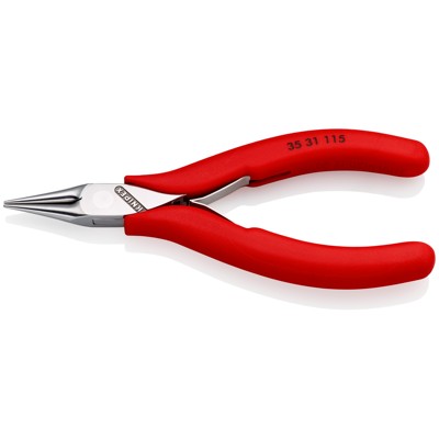 Produktbild von KNIPEX® - Elektronik-Greifz. 35 31 115 rund, sp. zulauf. spiegelp. kstüberz. 11