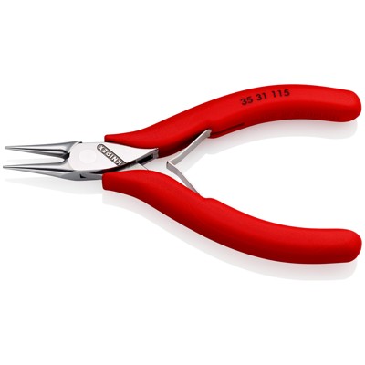 Produktbild von KNIPEX® - Elektronik-Greifz. 35 31 115 rund, sp. zulauf. spiegelp. kstüberz. 11