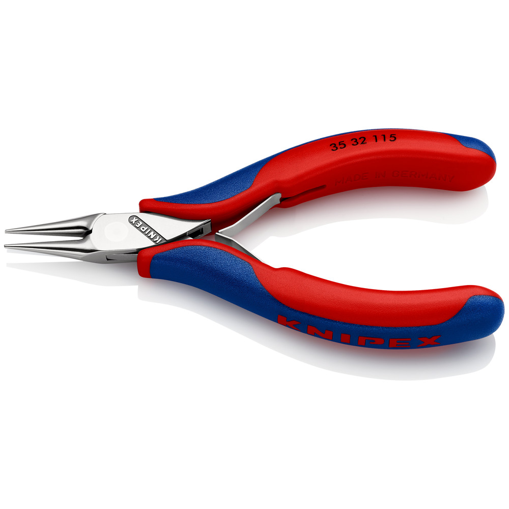 KNIPEX® Elektronik-Greifzange 35 32 115 SB rund, sp. zulauf. spiegelp. MK 115mm Produktbild img2 L