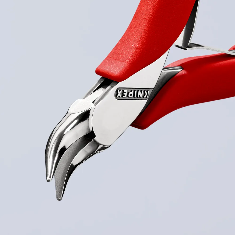 KNIPEX Elektronik-Greifzange 35 32 115 SB rund, sp. zulauf. spiegelp. MK 115mm Produktbild img6 L