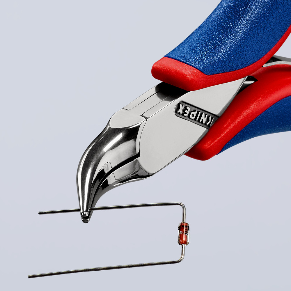 KNIPEX® Elektronik-Greifz. 35 42 115 SB flachr.,sp.zul. abgewinkelt45° sp. MK 115mm Produktbild img3 L
