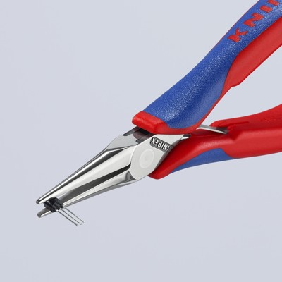 Produktbild von KNIPEX® - Elektronik-Greifzangen, mit durchgestecktem Gelenk spiegelpoliert, mi