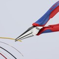 Produktbild von KNIPEX® - Elektronik-Greifzangen, mit durchgestecktem Gelenk spiegelpoliert, mi