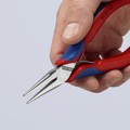 Produktbild von KNIPEX® - Elektronik-Greifzangen, mit durchgestecktem Gelenk spiegelpoliert, mi