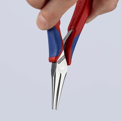 Produktbild von KNIPEX® - Elektronik-Greifzangen, mit durchgestecktem Gelenk spiegelpoliert, mi