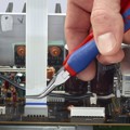 Produktbild von KNIPEX® - Elektronik-Greifzangen, mit durchgestecktem Gelenk mit Mehrkomponente