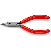 Produktbild von KNIPEX® - Greifzange 37 31 125 flachrund, spitz zulauf. poliert kstüberz. 125mm