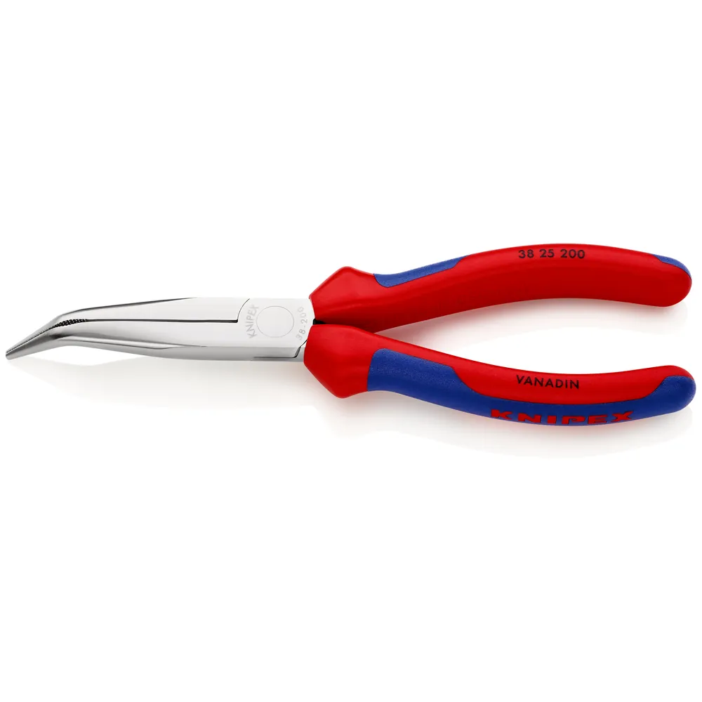 KNIPEX Mechanikerzange mit Mehrkomponenten-Hüllen verchromt Produktbild img1 L