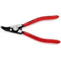 KNIPEX Sicherungsringzange für Außenringe auf Wellen 45° gewinkelt mit Kunststoff überzogen schwarz atramentiert Produktbild