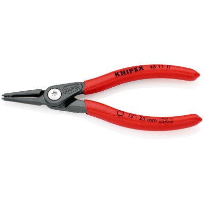 Produktbild von KNIPEX® - Innen-Sicherungsringzange 48 11 J1 gerade kunststoffüberz. 12-25mm