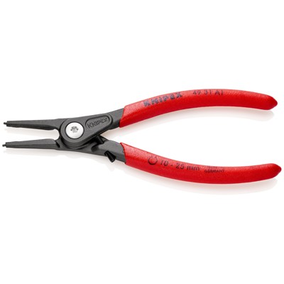 Produktbild von KNIPEX® - Außen-Sicherungsringzange 49 31 A1 gerade kunststoffüberz. 10-25mm