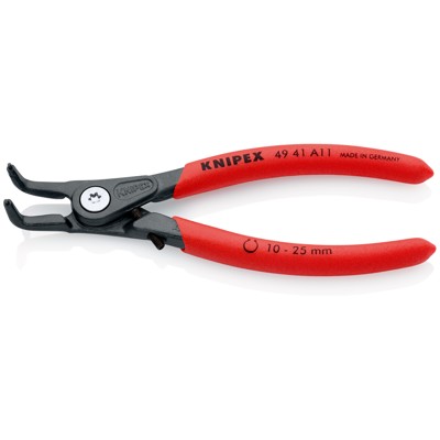 Produktbild von KNIPEX® - Außen-Sicherungsringzange 49 41 A11 abgewinkeltkunststoffüberz. 10-25