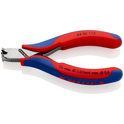 Produktbild von KNIPEX® - Elektronik-Vornschneider 64 02 115 spiegelpoliert Mehrkomponenten 115