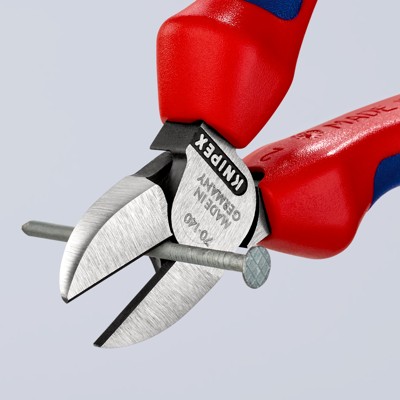 Produktbild von KNIPEX® - Seitenschneider 70 02 140 poliert Mehrkomponenten 140mm