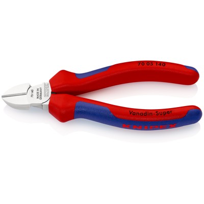 Produktbild von KNIPEX® - Seitenschneider 70 05 140 verchromt Mehrkomponenten 140mm