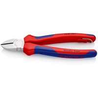 Produktbild von KNIPEX® - Seitenschneider 70 05 180 T verchromt Mehrkomponenten mit Öse 160mm