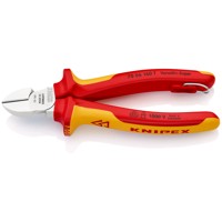 Produktbild von KNIPEX® - Seitenschneider 70 06 160 T verchr. Mehrkomp. mit Öse VDE isoliert 16