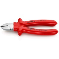 Produktbild von KNIPEX® - Seitenschneider 70 07 180 verchromt tauchisoliert 180mm