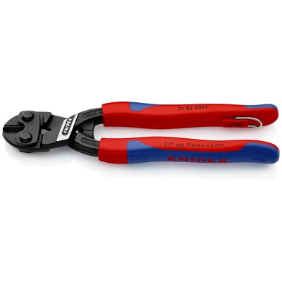 Produktbild von KNIPEX® - Kompakt-Bolzenschn. CoBolt® 71 02 200 T schw.atramt. MK mit Öse 200mm