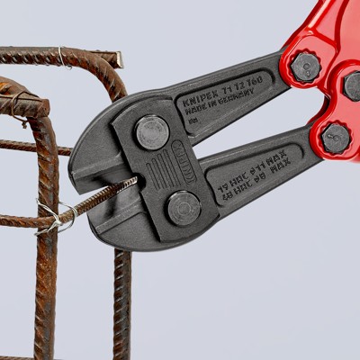 Produktbild von KNIPEX® - Bolzenschneider 71 72 760 grau atramentiert Mehrkomponenten 760mm