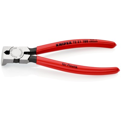 Produktbild von KNIPEX® - Seitenschneider 72 21 160 poliert kunststoffüberzogen 85° 160mm