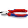 Produktbild von KNIPEX® - Seitenschneider X-Cut® 73 05 160 T verchromt Mehrkomp. mit Öse 160mm