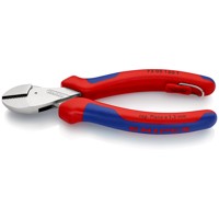 Produktbild von KNIPEX® - Seitenschneider X-Cut® 73 05 160 T verchromt Mehrkomp. mit Öse 160mm