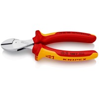 Produktbild von KNIPEX® - Seitenschneider X-Cut® 73 06 160 verchromt Mehrkomp. VDE isoliert 160