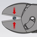 Produktbild von KNIPEX® - Seitenschneider TwinForce® 73 72 180 poliert Mehrkomponenten 180mm