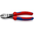 Produktbild von KNIPEX® - Kraft-Seitenschneider 74 02 180 SB poliert Mehrkomponenten 180mm