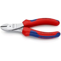 Produktbild von KNIPEX® - Kraft-Seitenschneider 74 05 140 verchromt Mehrkomponenten 140mm