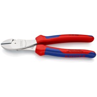 Produktbild von KNIPEX® - Kraft-Seitenschneider 74 05 200 verchromt Mehrkomponenten 200mm