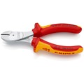 Produktbild von KNIPEX® - Kraft-Seitenschneider 74 06 160 verchromt Mehrkomp. VDE isoliert 160m