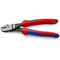 Produktbild von KNIPEX® - Kraft-Seitenschneider 74 22 200 T poliert Mehrkomp. mit Öse 12° 200mm