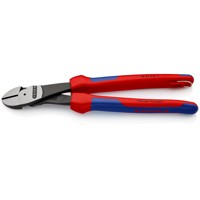 Produktbild von KNIPEX® - Kraft-Seitenschneider 74 22 250 T poliert Mehrkomp. mit Öse 12° 250mm