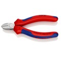 Produktbild von KNIPEX® - Seitenschneider 76 05 125 verchromt Mehrkomponenten 125mm