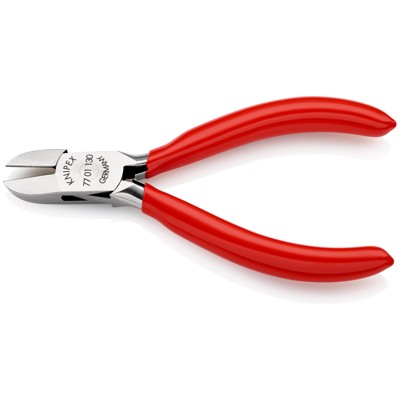 Produktbild von KNIPEX® - Elektronik-Seitenschneider 77 01 130 EAN spiegelpoliert kstüberz. 130