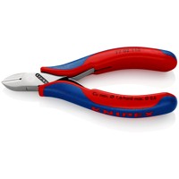 Produktbild von KNIPEX® - Elektronik-Seitenschneider 77 02 115 spiegelpoliert Mehrkomp. 115mm