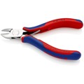 Produktbild von KNIPEX® - Elektronik-Seitenschneider 77 02 135 H spiegelpoliert Mehrkomp. 135mm