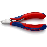 Produktbild von KNIPEX® - Elektronik-Seitenschneider 77 12 115 spiegelpoliert Mehrkomp. 115mm