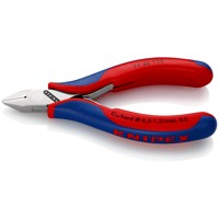 Produktbild von KNIPEX® - Elektronik-Seitenschneider 77 32 115 spiegelp. Mehrkomponenten 115mm