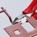 Produktbild von KNIPEX® - Elektronik-Seitenschneider 77 41 115 spiegelp. kunststoffüberzogen 11
