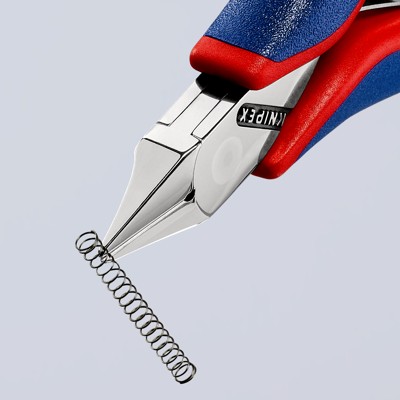 Produktbild von KNIPEX® - Elektronik-Seitenschneider 77 52 115 spiegelp. Mehrkomponenten 115mm