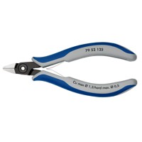 Produktbild von KNIPEX® - Präzisions-Elektronik-Seitenschneider 79 52 125 poliert Mehrkomp. 125