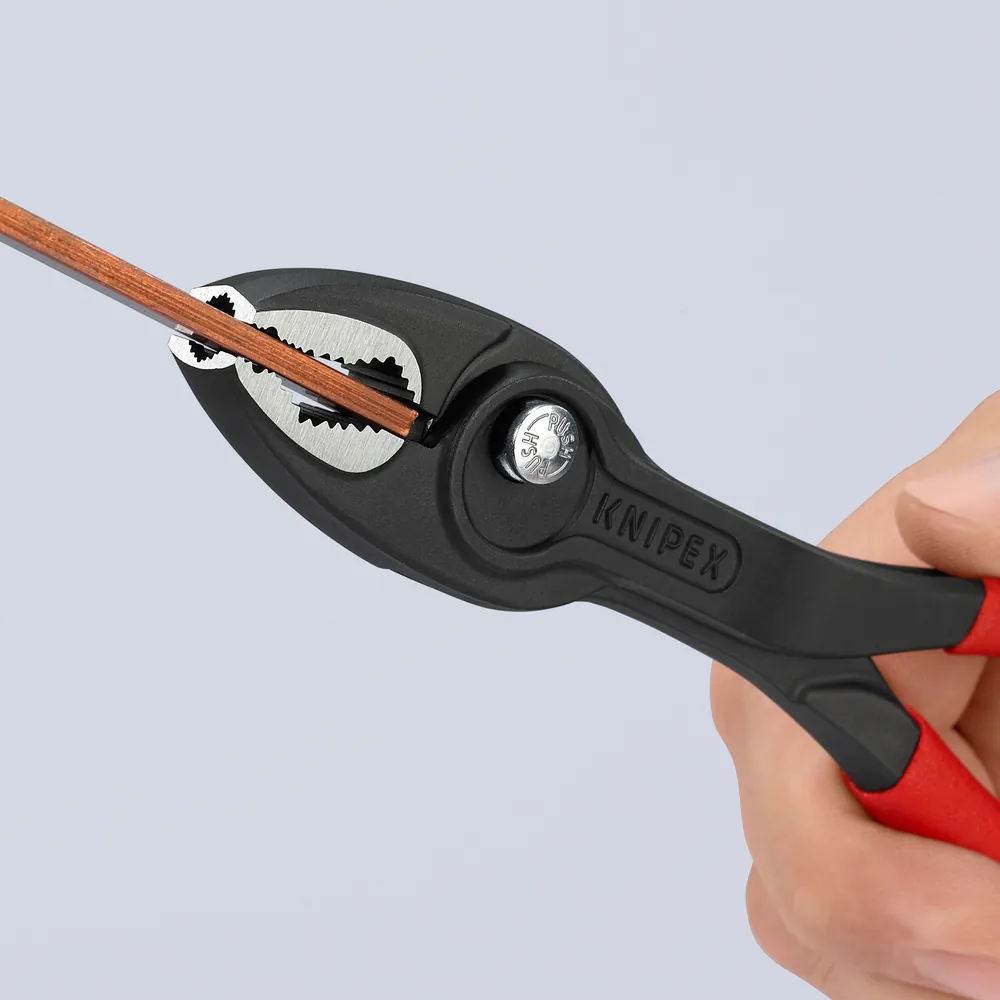 KNIPEX Frontgreifzange 82 01 200 200mm Kunststoffgriffe Produktbild img12 L