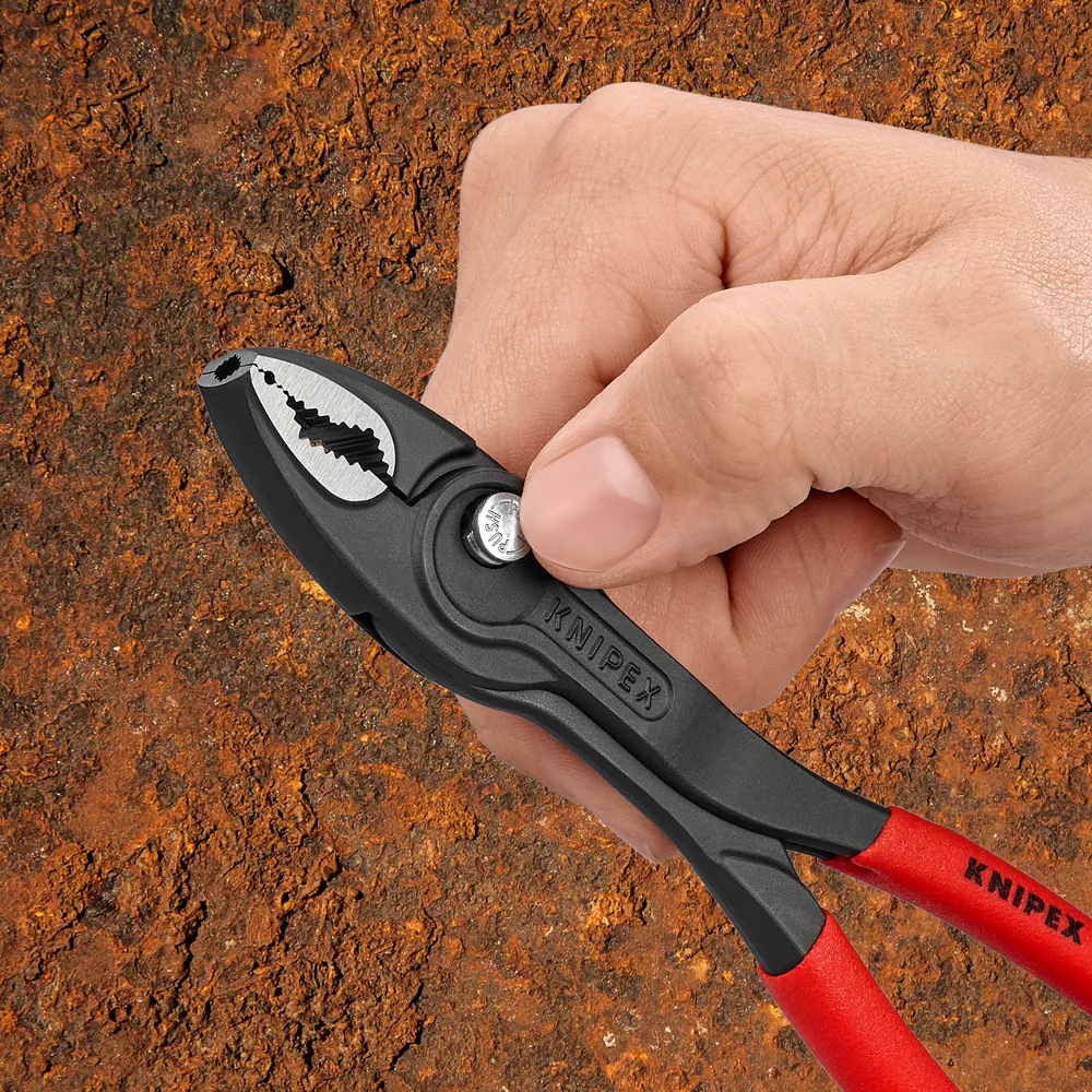 KNIPEX Frontgreifzange 82 01 200 200mm Kunststoffgriffe Produktbild img15 L
